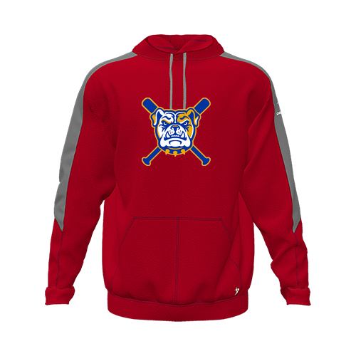 [CUS-DFW-HOOD-FLC-LSL-RED-YXS-LOGO1] Hoodie (Youth XS, Red, Logo 1)