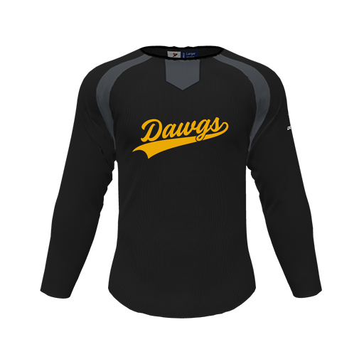 [CUS-DFW-PULL-FLC-CNK-LSL-BLK-YS-LOGO3] Pullover (Youth S, Black, Logo 3)