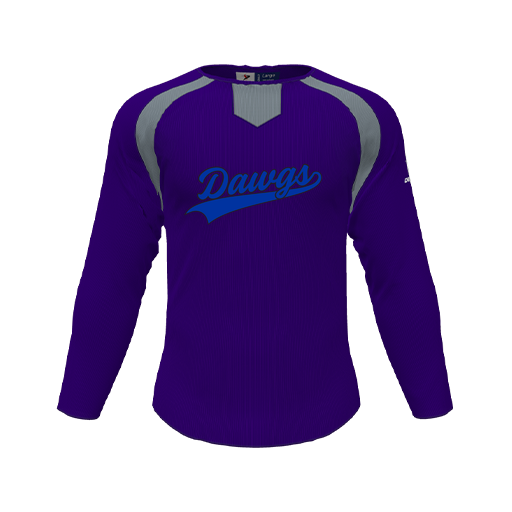 [CUS-DFW-PULL-FLC-CNK-LSL-PUR-YS-LOGO2] Pullover (Youth S, Purple, Logo 2)