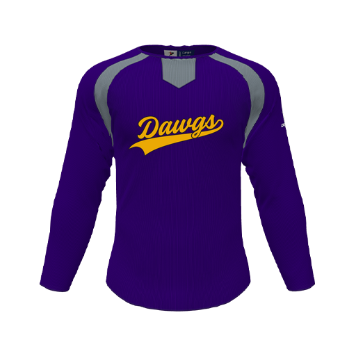 [CUS-DFW-PULL-FLC-CNK-LSL-PUR-YS-LOGO3] Pullover (Youth S, Purple, Logo 3)