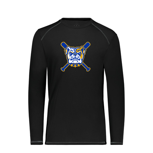 [6845.080.S-LOGO1] Men's SoftTouch Long Sleeve (Adult S, Black, Logo 1)