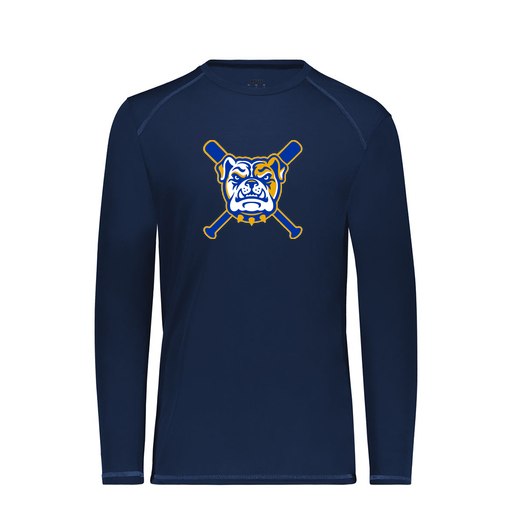 [6845.065.S-LOGO1] Men's SoftTouch Long Sleeve (Adult S, Navy, Logo 1)