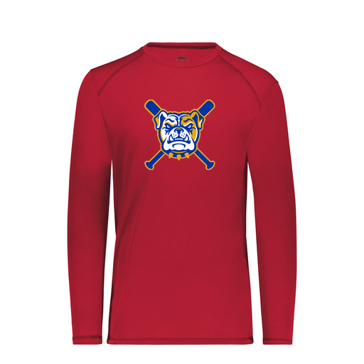 [6845.083.S-LOGO1] Men's SoftTouch Long Sleeve (Adult S, Red, Logo 1)