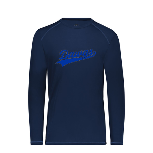 [6846.065.S-LOGO2] Youth SoftTouch Long Sleeve (Youth S, Navy, Logo 2)