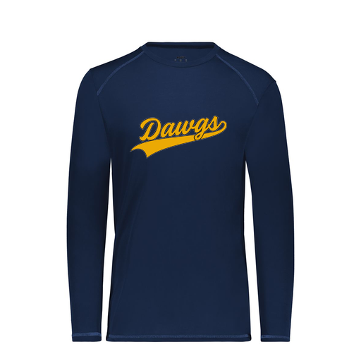 [6846.065.S-LOGO3] Youth SoftTouch Long Sleeve (Youth S, Navy, Logo 3)