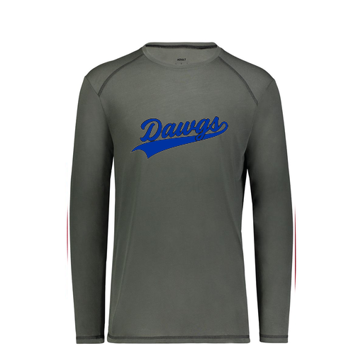 [6846.98D.S-LOGO2] Youth SoftTouch Long Sleeve (Youth S, Gray, Logo 2)