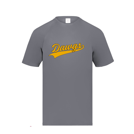 [2791.059.S-LOGO3] Youth Smooth Sport T-Shirt (Youth S, Gray, Logo 3)
