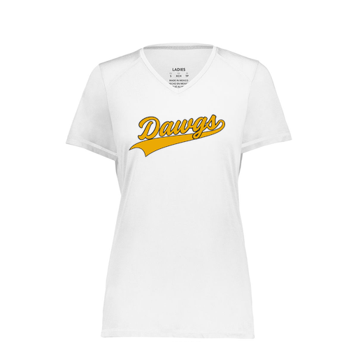[6844.005.XS-LOGO3] Women's SoftTouch Short Sleeve (Female Adult XS, White, Logo 3)