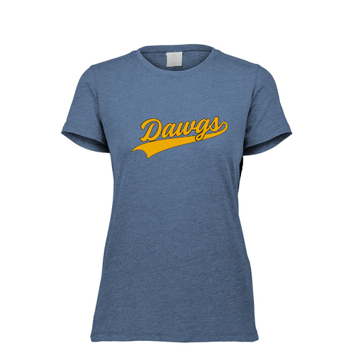 [FTSCUBNV-FAXS-LOGO3] Decker Women's Tri-Blend T-Shirt - Short Sleeve (Female Adult XS, Navy, Logo 3)