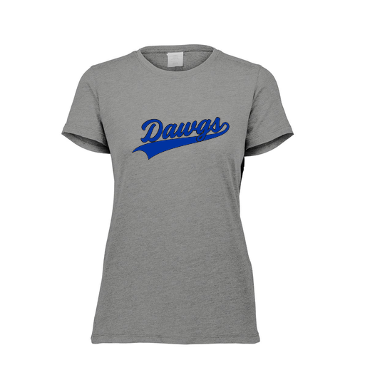 [FTSCUBGY-FAXS-LOGO2] Decker Women's Tri-Blend T-Shirt - Short Sleeve (Female Adult XS, Gray, Logo 2)