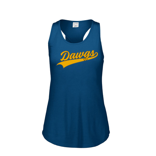 [3078.U22.S-LOGO3] Ladies Tri Blend Tank Top (Female Adult S, Navy, Logo 3)