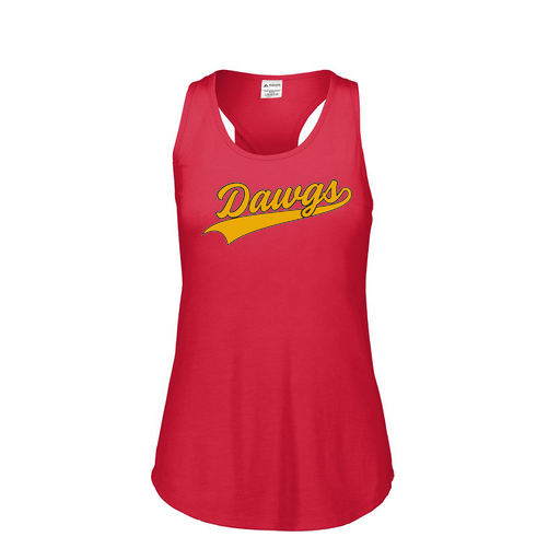 [3078.V96.S-LOGO3] Ladies Tri Blend Tank Top (Female Adult S, Red, Logo 3)