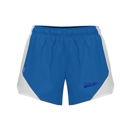 [229489.H02.S-LOGO2] Girls Olympus Shorts (Female Youth S, Royal, Logo 2)