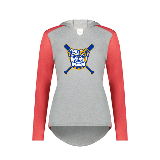 [6902.27V.XS-LOGO1] Ladies Vintage Hoodie (Female Adult XS, Red, Logo 1)