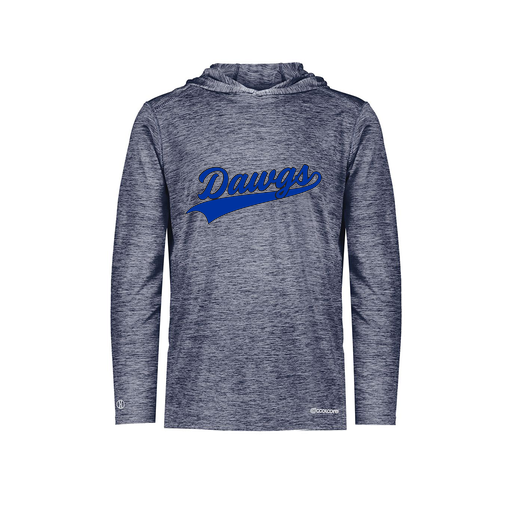 [FOLHCGNV-AS-LOGO2] Decker Men's Charge Hoodie (Adult S, Navy, Logo 2)