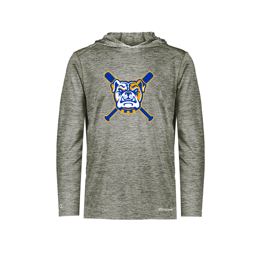 [FOLHCGGY-AS-LOGO1] Decker Men's Charge Hoodie (Adult S, Gray, Logo 1)