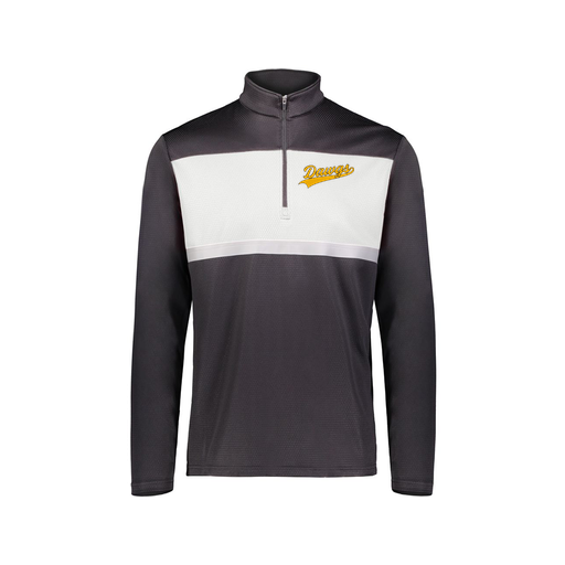 [222691.420.S-LOGO3] Youth Bold 1/4 Zip Pullover (Youth S, Black, Logo 3)