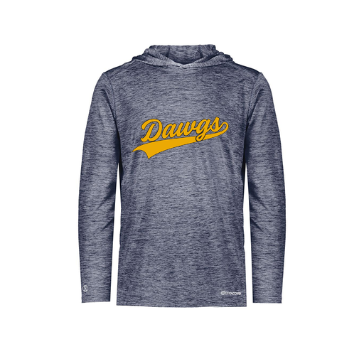 [FOLHCGNV-YS-LOGO3] Decker Youth Charge Hoodie (Youth S, Navy, Logo 3)