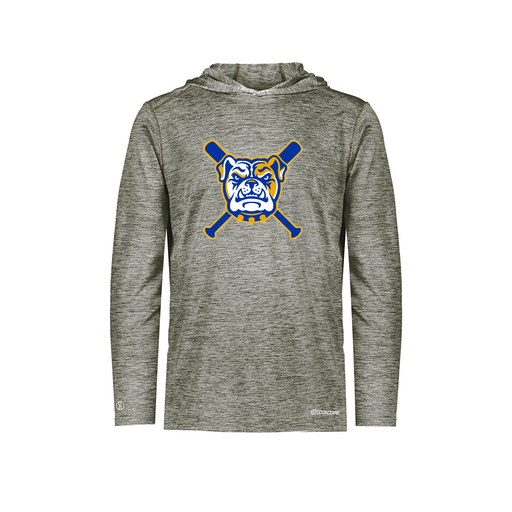 [FOLHCGGY-YS-LOGO1] Decker Youth Charge Hoodie (Youth S, Gray, Logo 1)