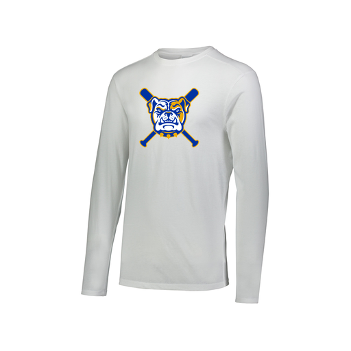 [3075.005.XS-LOGO1] Men's LS Ultra-blend T-Shirt (Adult XS, White, Logo 1)