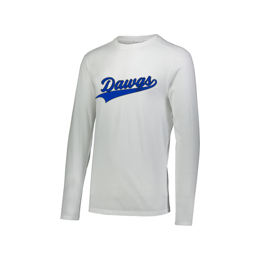 [3075.005.XS-LOGO2] Men's LS Ultra-blend T-Shirt (Adult XS, White, Logo 2)