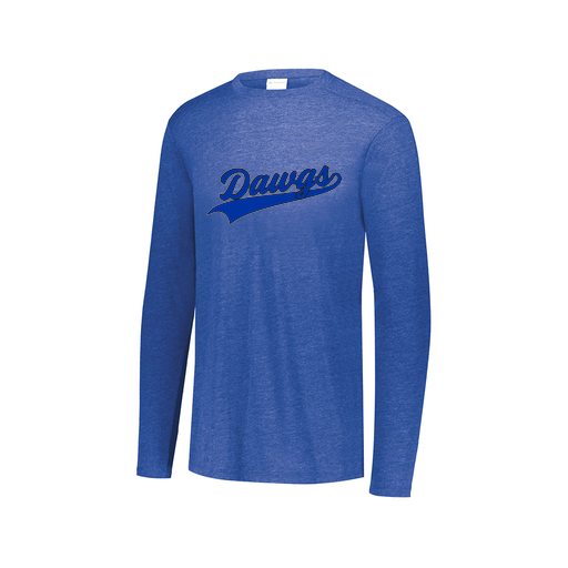 [3075.U55.XS-LOGO2] Men's LS Ultra-blend T-Shirt (Adult XS, Royal, Logo 2)