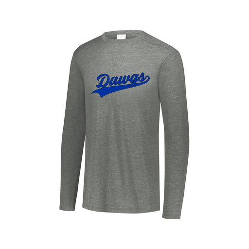 [3075.013.XS-LOGO2] Men's LS Ultra-blend T-Shirt (Adult XS, Gray, Logo 2)