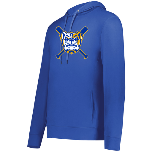 [222598.060.S-LOGO1] Men's Ventura Thin Knit Hoodie (Adult S, Royal, Logo 1)