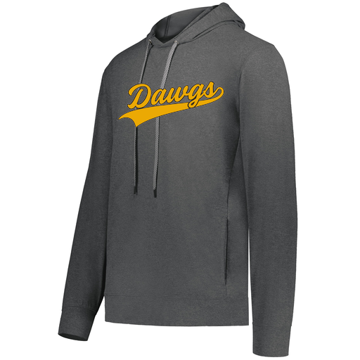 [222598.013.S-LOGO3] Men's Ventura Thin Knit Hoodie (Adult S, Gray, Logo 3)