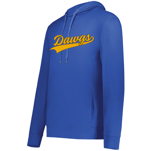 [222698.060.S-LOGO3] YOUTH VENTURA THIN KNIT HOODIE (Youth S, Royal, Logo 3)
