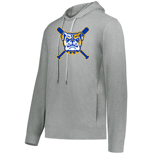 [222698.013.S-LOGO1] YOUTH VENTURA THIN KNIT HOODIE (Youth S, Silver, Logo 1)