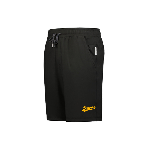 [223604.080.S-LOGO3] YOUTH Ventura Soft Knit SHORTS (Youth S, Black, Logo 3)