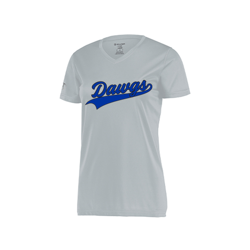 [222820.099.S-LOGO2] Ladies Movement Dri Fit Shirt (Female Adult S, Silver, Logo 2)