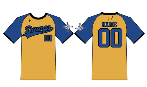 Paragould Dawgs - Yellow & Blue Jersey